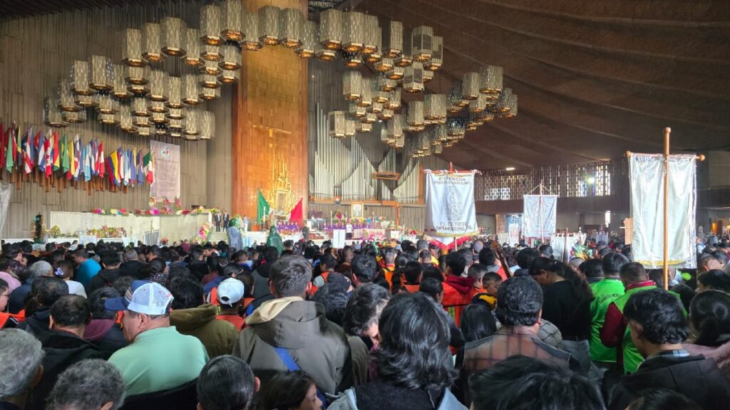 Horarios de Misa en la Basílica de Guadalupe para el 12 de diciembre