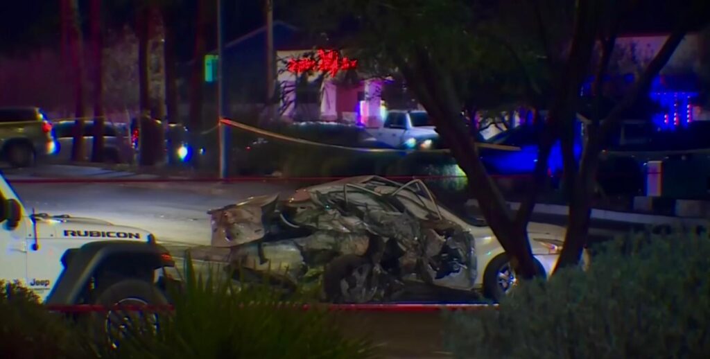 Accidente de 12 vehículos en Las Vegas deja una tercera víctima mortal