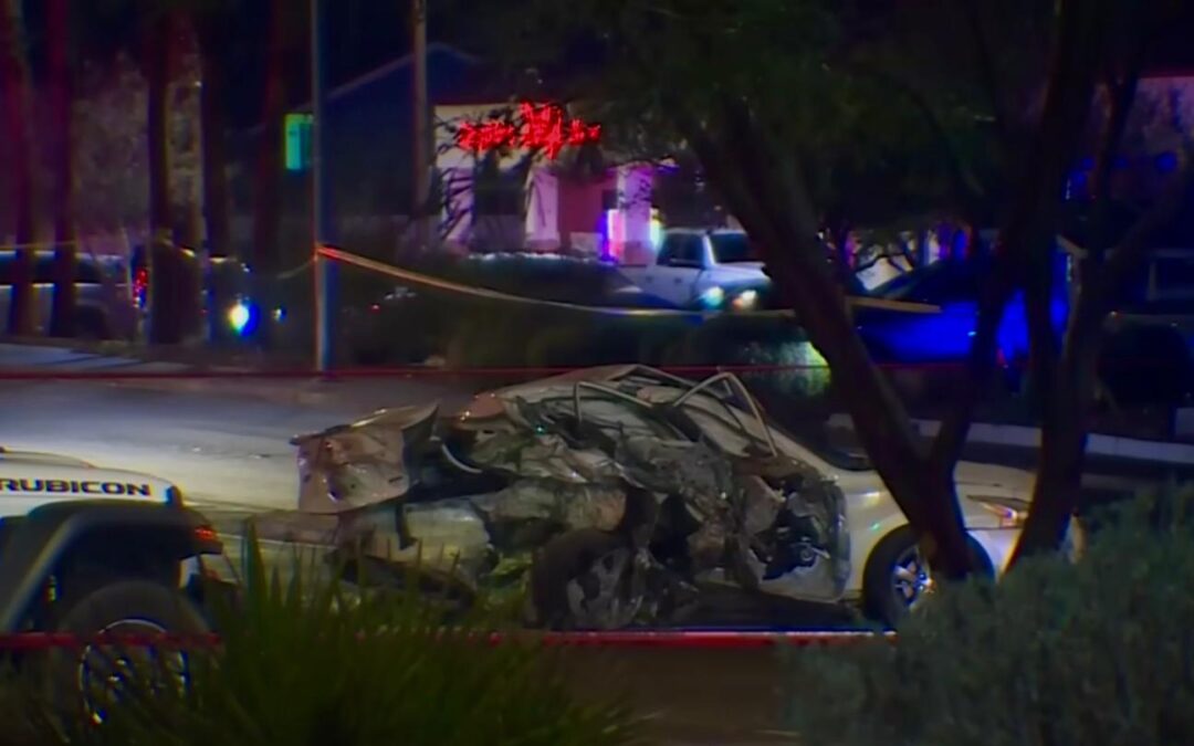 Accidente de 12 vehículos en Las Vegas deja una tercera víctima mortal
