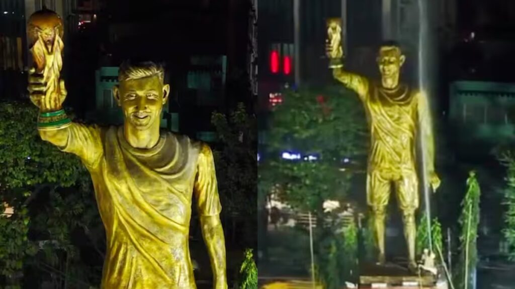 La Majestuosa Estatua de Lionel Messi en India: Un Hito del Arte Monumental