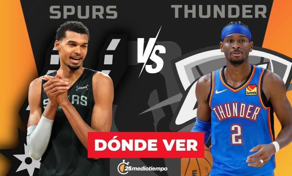 OKC Thunder vs. Spurs: Transmisión EN VIVO y horarios de las Semifinales de la NBA Cup 2025