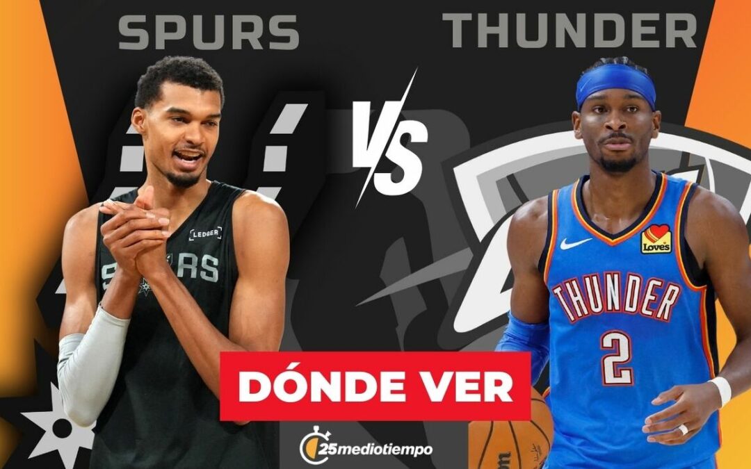 OKC Thunder vs. Spurs: Transmisión EN VIVO y horarios de las Semifinales de la NBA Cup 2025