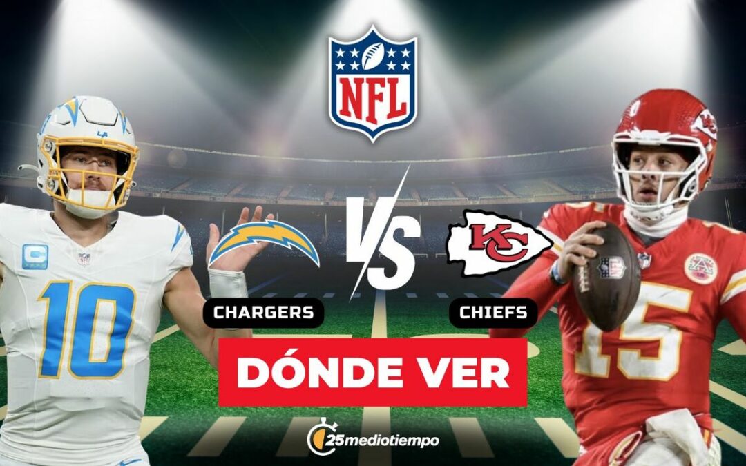 Sigue el Chargers vs. Chiefs EN VIVO: Horario y Canal de la Semana 15 NFL 2025