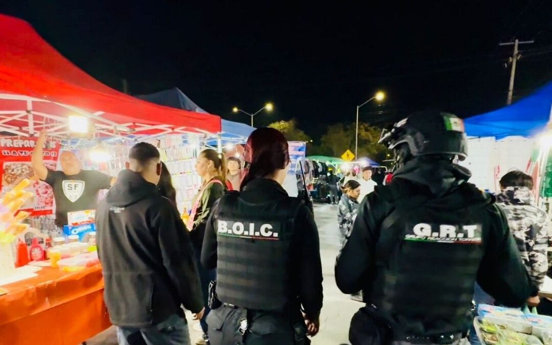 Operativo Interinstitucional en Torreón Contra la Venta de Pirotecnia para Aumentar la Seguridad Pública