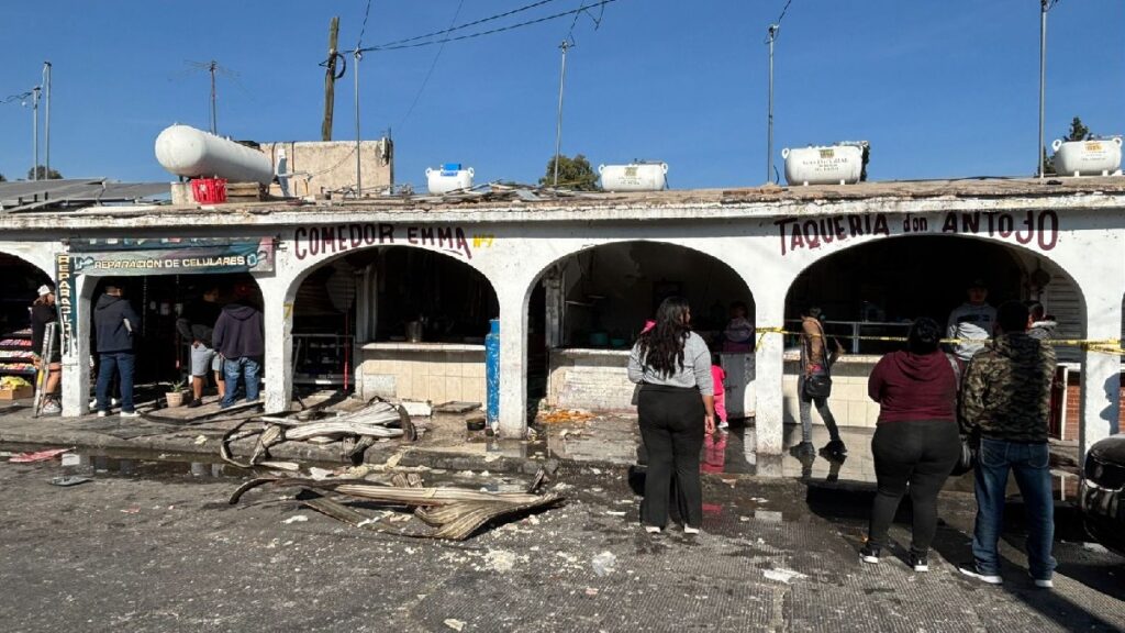 Explosión de gas en Durango: Cuatro locales comerciales devastados y un herido
