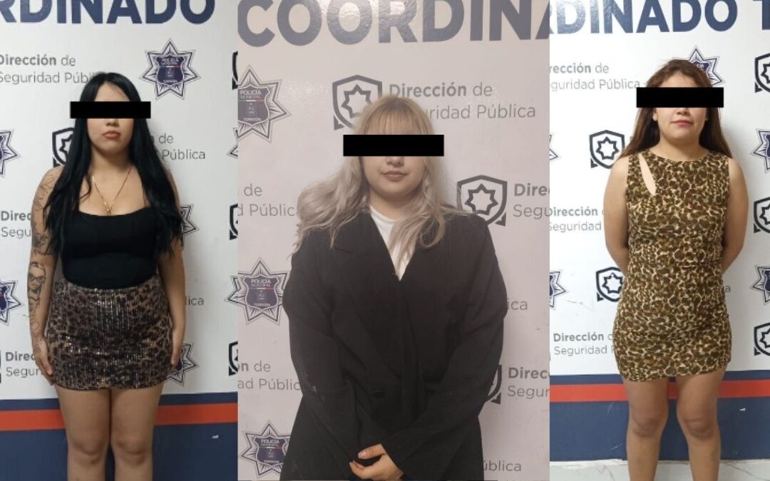 Detenciones en Torreón: Tres mujeres alcoholizadas alteran el orden en el Paseo Morelos