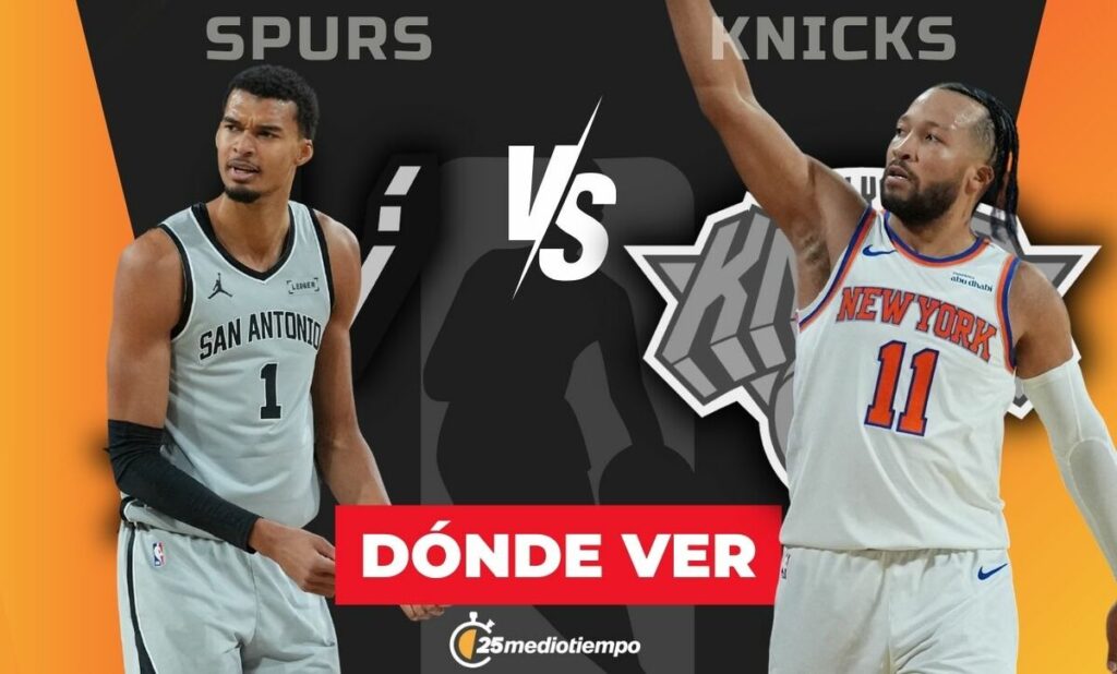 Descubre a qué hora juegan los Knicks vs Spurs: Horario y Canal EN VIVO de la Final NBA Cup 2025