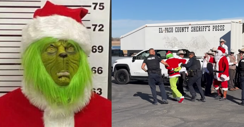El Grinch Arrestado en Sunland Park por Delitos Navideños: ¿Robo de Regalos y Más?