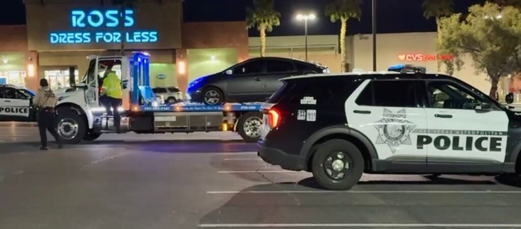 Muerte por disparo en el estacionamiento de Boca Park en Las Vegas