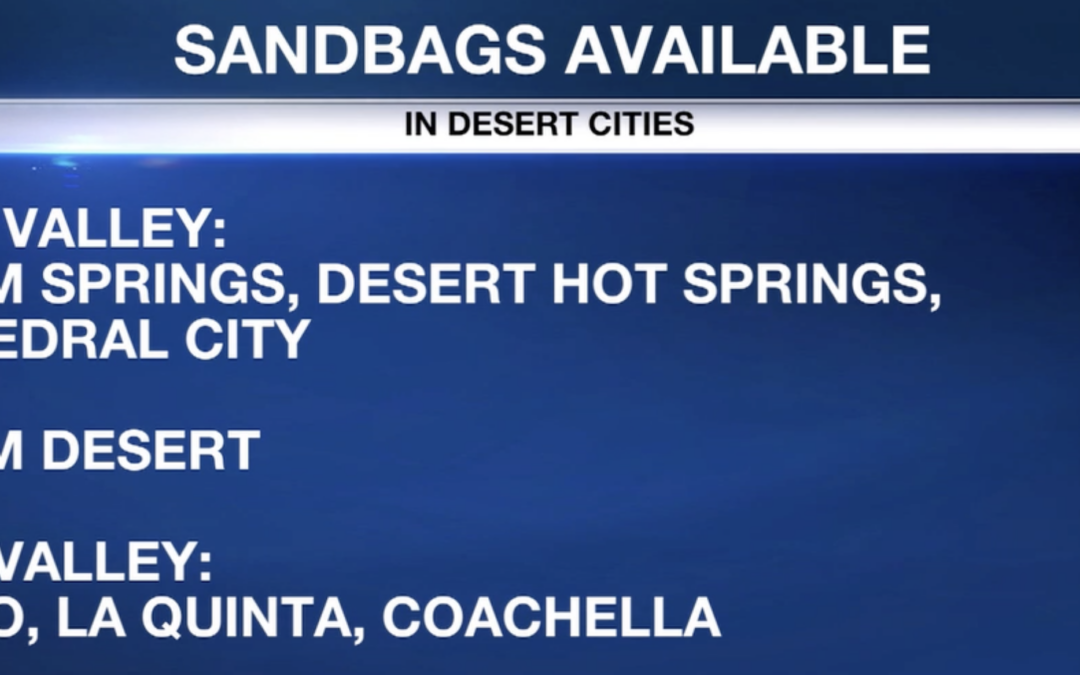 Ciudades de Valle de Coachella Intensifican Preparación ante Inundaciones