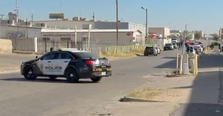 Fuerte actividad policial en El Paso por reporte de hombre armado