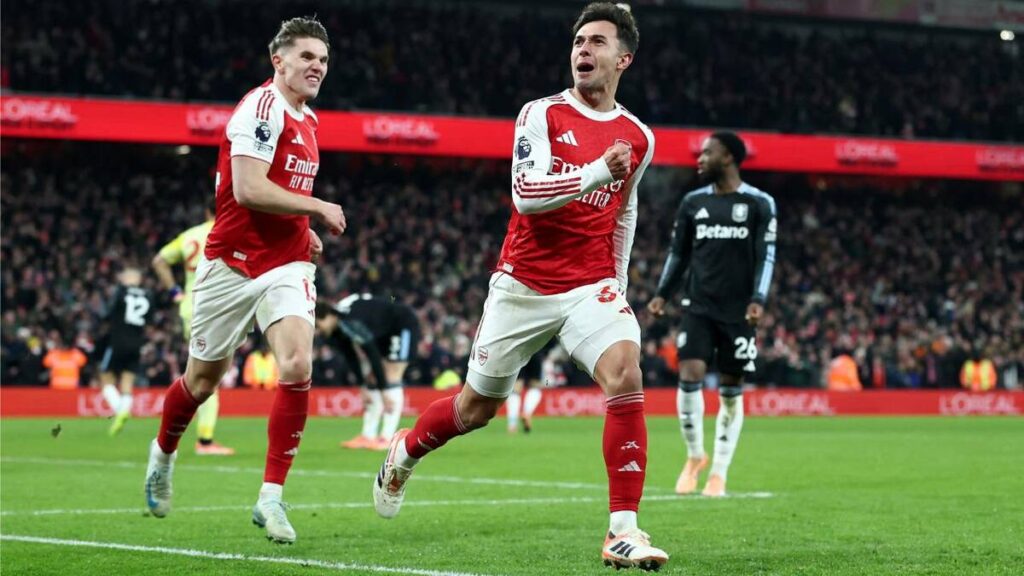 Arsenal se Consagra como Campeón de Invierno tras Golear a Aston Villa en la Premier League
