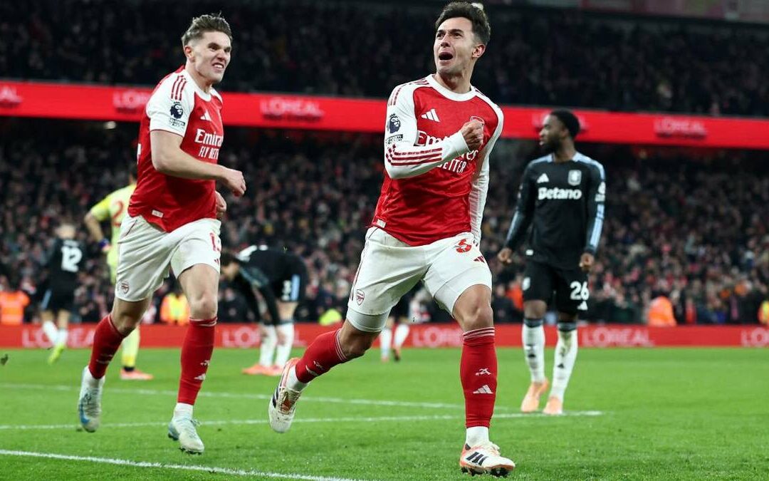 Arsenal se Consagra como Campeón de Invierno tras Golear a Aston Villa en la Premier League
