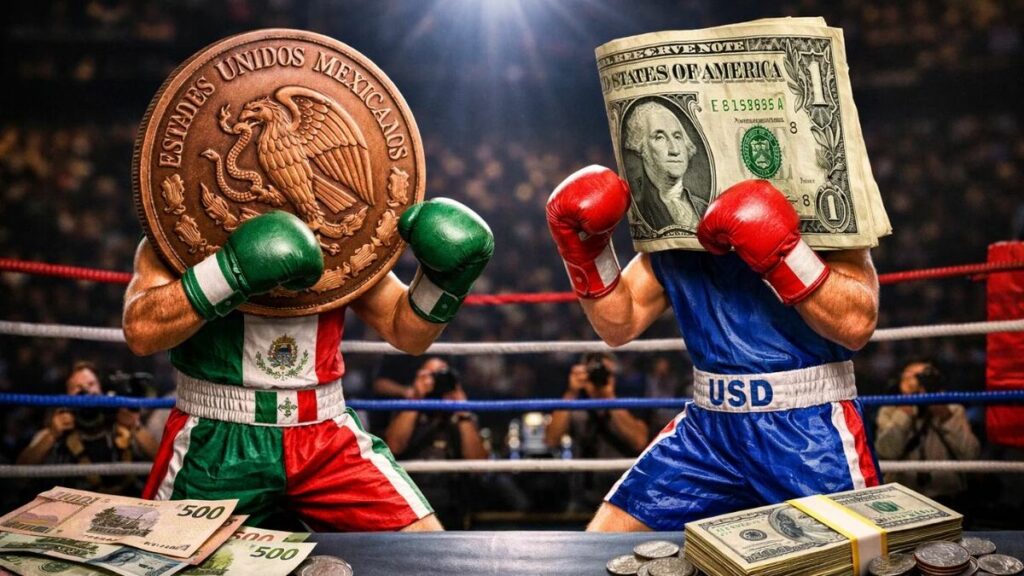 El Peso Mexicano Se Fortalece: Cotización Alcanza 17.97 por Dólar el 27 de Diciembre