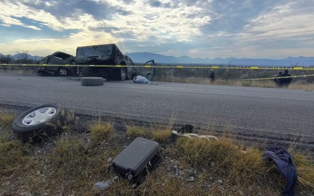 Accidente en Lampazos: Dos Personas Calcinadas y Múltiples Heridos en Nuevo León