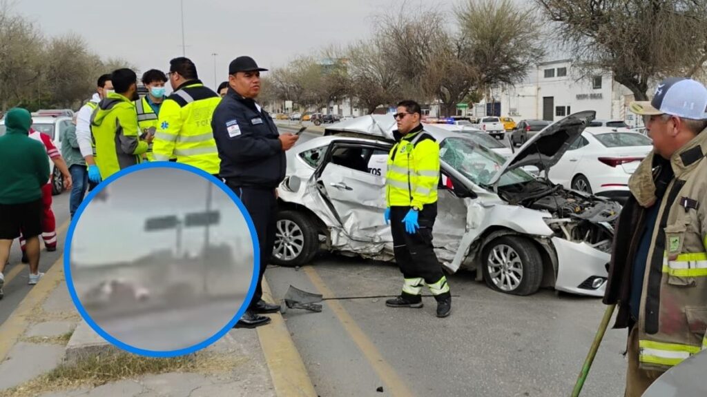 Impactante VIDEO del choque en el Periférico de Torreón revela la magnitud del accidente