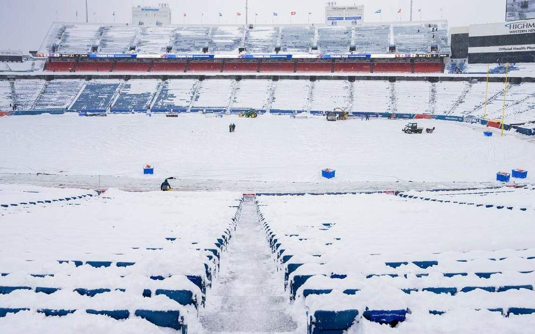 Buffalo Bills Lanza Llamado a sus Aficionados para Palear Nieve en el Highmark Stadium