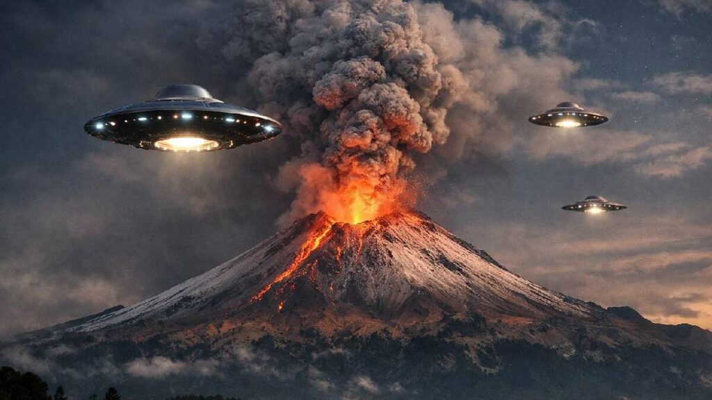 Ovnis en el Popocatépetl: Extraños Objetos Luminosos Captados en la Última Noche de 2025