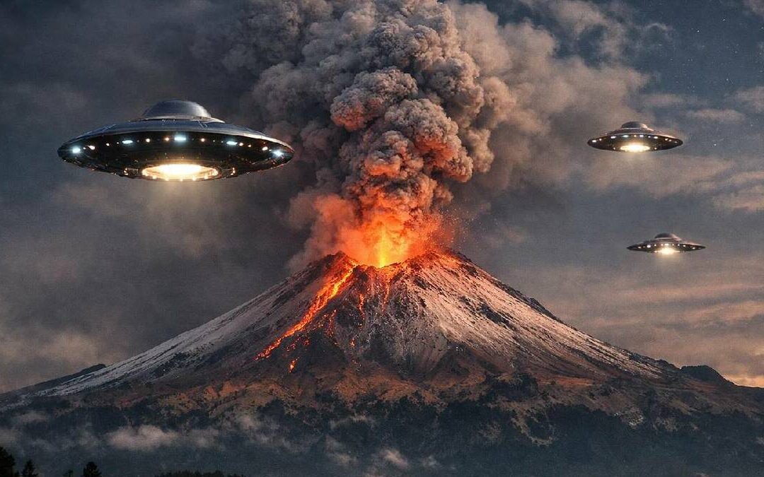 Ovnis en el Popocatépetl: Extraños Objetos Luminosos Captados en la Última Noche de 2025