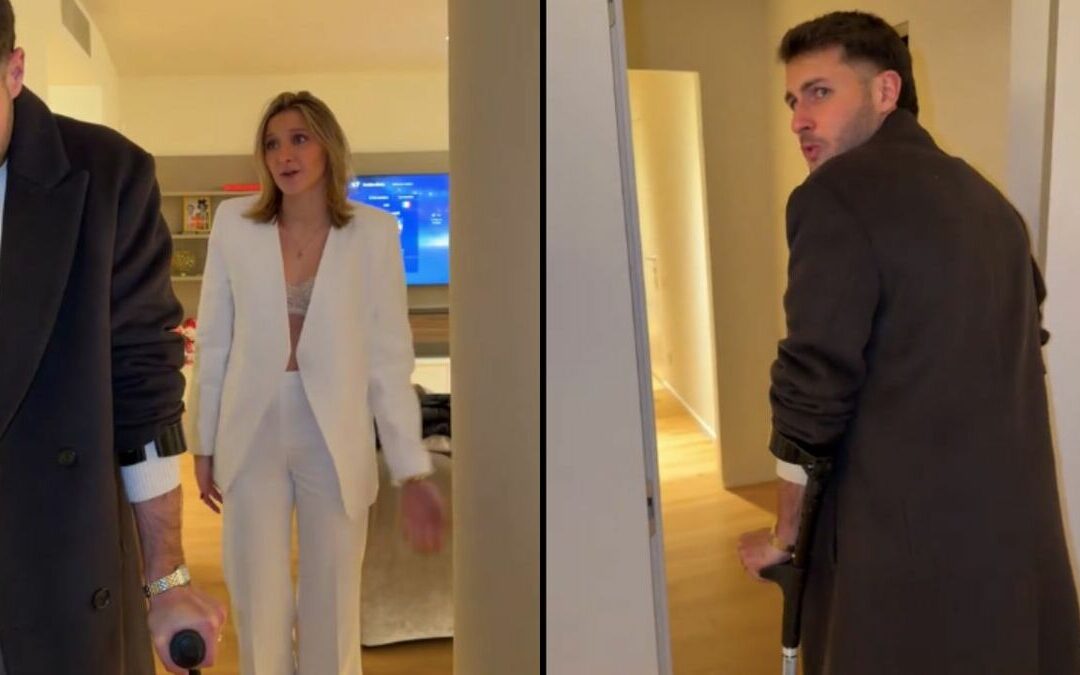 La hermana de Santi Gimenez provoca risas con un chiste sobre su lesión en Tik Tok