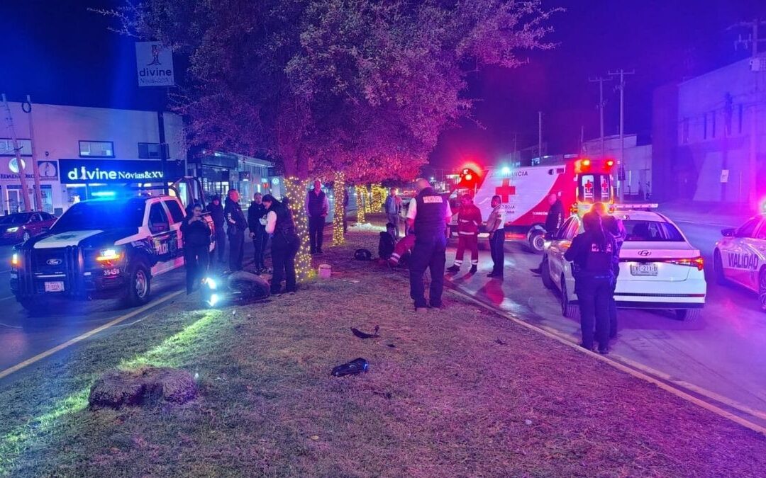 Accidente de Motociclista en Independencia y Comonfort: Precauciones en Retorno de Dos Carriles