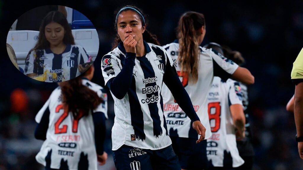 Incidente inesperado en el partido de las Rayadas: aficionada recibe nachos voladores | VIDEO