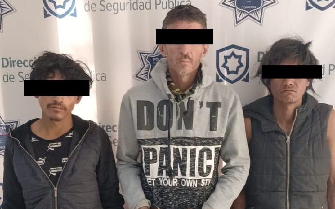 Detenciones en Torreón: Hombres atrapados dentro de una bodega